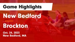 New Bedford  vs Brockton  Game Highlights - Oct. 24, 2023