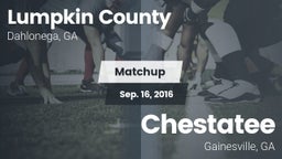 Matchup: Lumpkin County vs. Chestatee  2016