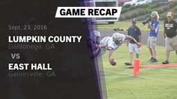 Recap: Lumpkin County  vs. East Hall  2016