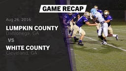 Recap: Lumpkin County  vs. White County  2016