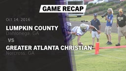 Recap: Lumpkin County  vs. Greater Atlanta Christian  2016