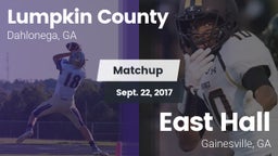 Matchup: Lumpkin County vs. East Hall  2017