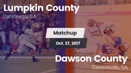 Matchup: Lumpkin County vs. Dawson County  2017