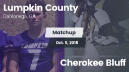 Matchup: Lumpkin County vs. Cherokee Bluff 2018