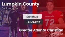 Matchup: Lumpkin County vs. Greater Atlanta Christian  2018