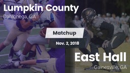 Matchup: Lumpkin County vs. East Hall  2018