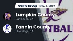 Recap: Lumpkin County  vs. Fannin County  2019