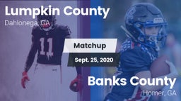 Matchup: Lumpkin County vs. Banks County  2020