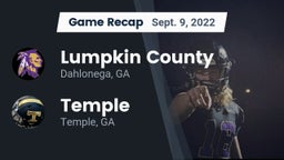 Recap: Lumpkin County  vs. Temple  2022