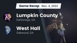 Recap: Lumpkin County  vs. West Hall  2022