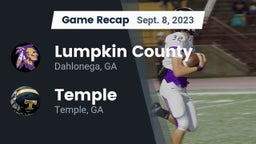Recap: Lumpkin County  vs. Temple  2023