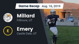 Recap: Millard  vs. Emery  2019