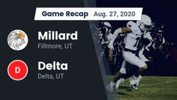 Recap: Millard  vs. Delta  2020