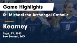 St. Michael the Archangel Catholic  vs Kearney  Game Highlights - Sept. 23, 2023