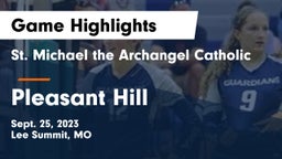 St. Michael the Archangel Catholic  vs Pleasant Hill  Game Highlights - Sept. 25, 2023