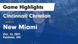 Cincinnati Christian  vs New Miami Game Highlights - Oct. 14, 2021