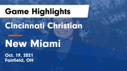 Cincinnati Christian  vs New Miami Game Highlights - Oct. 19, 2021