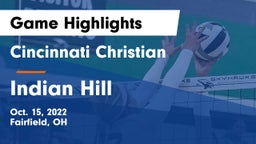 Cincinnati Christian  vs Indian Hill  Game Highlights - Oct. 15, 2022