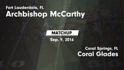 Matchup: Archbishop McCarthy vs. Coral Glades  2016
