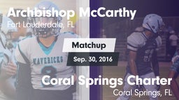Matchup: Archbishop McCarthy vs. Coral Springs Charter  2016