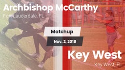 Matchup: Archbishop McCarthy vs. Key West  2018