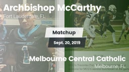 Matchup: Archbishop McCarthy vs. Melbourne Central Catholic  2019