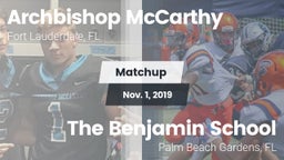 Matchup: Archbishop McCarthy vs. The Benjamin School 2019
