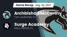 Recap: Archbishop McCarthy  vs. Surge Academy 2021