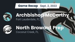 Recap: Archbishop McCarthy  vs. North Broward Prep  2022