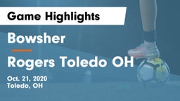 Bowsher  vs Rogers Toledo OH Game Highlights - Oct. 21, 2020