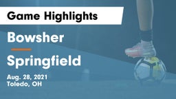 Bowsher  vs Springfield  Game Highlights - Aug. 28, 2021