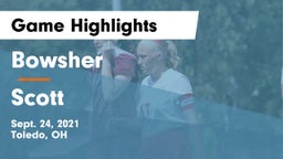 Bowsher  vs Scott  Game Highlights - Sept. 24, 2021