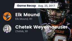 Recap: Elk Mound  vs. Chetek Weyerhaeuser  2017