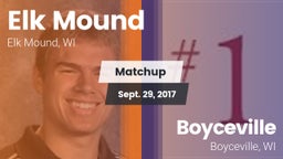 Matchup: Elk Mound vs. Boyceville  2017