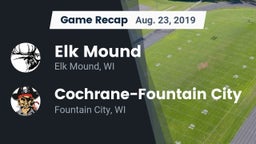 Recap: Elk Mound  vs. Cochrane-Fountain City  2019