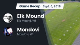 Recap: Elk Mound  vs. Mondovi  2019