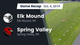 Recap: Elk Mound  vs. Spring Valley  2019