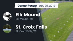 Recap: Elk Mound  vs. St. Croix Falls  2019