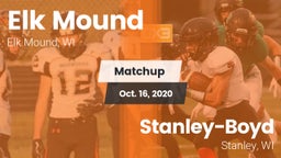 Matchup: Elk Mound vs. Stanley-Boyd  2020