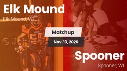 Matchup: Elk Mound vs. Spooner  2020