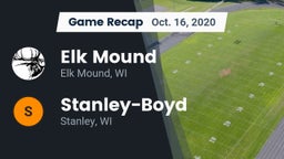Recap: Elk Mound  vs. Stanley-Boyd  2020