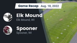 Recap: Elk Mound  vs. Spooner  2022