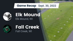 Recap: Elk Mound  vs. Fall Creek  2022