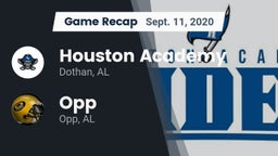 Recap: Houston Academy  vs. Opp  2020