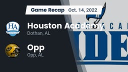 Recap: Houston Academy  vs. Opp  2022