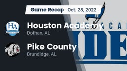 Recap: Houston Academy  vs. Pike County  2022