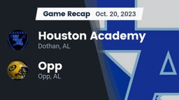 Recap: Houston Academy  vs. Opp  2023