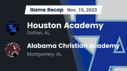 Recap: Houston Academy  vs. Alabama Christian Academy  2023
