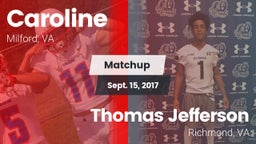 Matchup: Caroline vs. Thomas Jefferson  2017