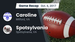 Recap: Caroline  vs. Spotsylvania  2017